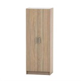 Tempo Kondela BETTY 7 - 2 ajtós szekrény - akasztós - tölgy sonoma BE07-009-00