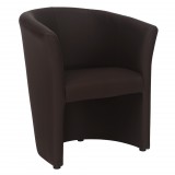 Tempo Kondela Cuba fotel - textilbőr, barna