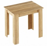 Tempo Kondela Étkezőasztal, sonoma tölgy, 86x60 cm, TARINIO