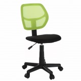 Tempo Kondela Forgószék, zöld/fekete, MESH