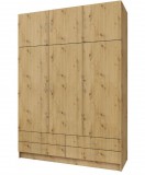 Tempo Kondela GERI NEW háromajtós ruhásszekrény - artisan tölgy