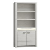 Tempo Kondela INFINITY I-05 - Könyvespolc - fehér kőris