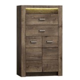 Tempo Kondela INFINITY I-06 - Komód - sötét kőris