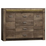 Tempo Kondela INFINITY I-07 - Komód - sötét kőris