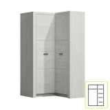 Tempo Kondela INFINITY I-14 - Sarokszekrény - fehér kőris