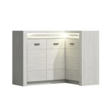 Tempo Kondela INFINITY I-15 - Sarokkomód - fehér kőris