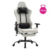 Tempo Kondela Irodai/gamer szék, fehér/fekete, teherbírás 150 kg, PAPIBAS