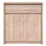 Tempo Kondela Komód, DTD laminált, tölgy sonoma, NORTY