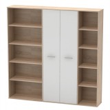 Tempo Kondela MAURUS NEW MA50 Szekrény - sonoma tölgy/fehér