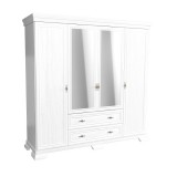 Tempo Kondela Négyajtós szekrény, sosna andersen, KORA KS3