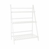 Tempo Kondela NEPEL TYP 1 - Könyvespolc/virágállvány (fehér) + ajándék kerti eszközök