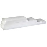 Tempo Kondela Polc, fehér fényes, 120x25, GANA FY 11044-1