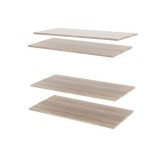 Tempo Kondela Polcok akasztós szekrénybe, DTD laminált, tölgy sonoma, DUNAJ TYP2