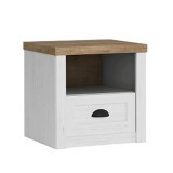 Tempo Kondela PROVANCE SN - Éjjeliszekrény - fenyő andersen/lefkas tölgy