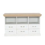 Tempo Kondela RTV asztal, északi sosna/vadtölgy, ROYAL RS