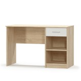 Tempo Kondela TEYO - Íróasztal 1S - fehér/sonoma tölgy