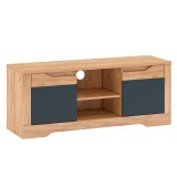 Tempo Kondela TV asztal B, arany craft tölgy/szürke grafit, FIDEL