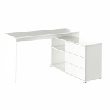 Tempo Kondela Univerzális sarok PC asztal, fehér, TERINO