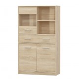 Tempo Kondela Vitrin 2D1W1S/80, sonoma tölgyfa, TEYO