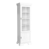 Tempo Kondela Vitrines szekrény, andersen fenyő, KORA KRW1