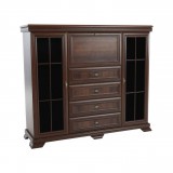 Tempo Kondela vitrines szekrény bárszekrénnyel, samoa king, KORA KK7