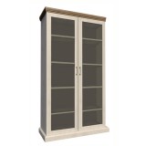 Tempo Kondela vitrines szekrény, északi sosna/vadtölgy, ROYAL WS