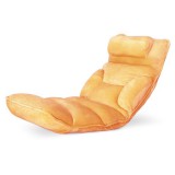 Tempo Relaxációs fotel, narancssárga szövet, LOTA
