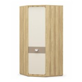 Tempo Sarokszekrény 1D, árpás tölgy/champagne/cappuccino, LOTTY