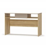 Tempo Számítógépasztal, 1S/120, árpás tölgy/champagne/cappuccino, LOTTY