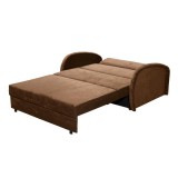 Tempo Széthúzható fotel, barna, MILI 2