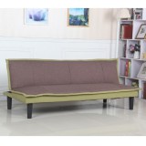 Tempo Szófa kinyitható, barna  anyag/zöld, FILA