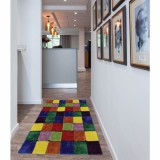 Tempo Szőnyeg, piros/zöld/sárga/lila, 200x300, LUDVIG TYP 4