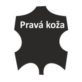 Tempo Ülőgarnitúra, bőr Yak fekete, jobbos, TREK ROH VEĽKÝ