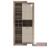 Tempo Vitrin, antik tölgyfa/bézs extra magas fényű HG, GATIK 721