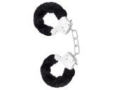 Temptasia Cuffs - plüss bilincs (fekete)