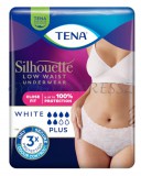 TENA LADY SILHOUETTE PLUS M Fehér alacsony derekú női Inkontinencia-fehérnemű 12 db