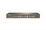 Tenda TEG1024D 24-port Gigabit (unmanaged) kék switch