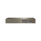 Tenda TEG5310P-8-150W Vezérelhető L3 Gigabit Ethernet (10/100/1000) PoE 1U Szürke switch