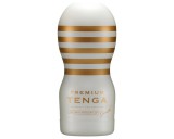 TENGA Premium Gentle - eldobható maszturbátor (fehér)