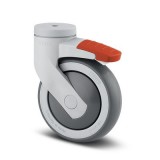 TENTE Önbeálló Görgő Totálfékkel 100 mm -Polipropilén Keréktárcsa