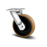 TENTE Öntöttvas Kerék Pur Futófelülettel 100-As Önbeálló Villával