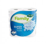 TENTO "Family Super Aqua" 2 rétegű fehér tekercses Kéztörlő