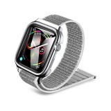Tépőzáras sport óraszíj nylon Apple Watch 4/5 40 mm Usams ZB073 ezüst