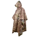 Terepszínű esőkabát, vízálló vadászponcsó (több színvilágban)