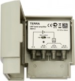 Terra AB012 UHF árbocerősít nagyon kicsi 0.8dB zaj, 3 kimenet,
