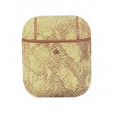 Terratec AirBox Crocodile Pattern Apple AirPods védőtok - Barna (306842)