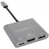 Terratec Connect C3 Dokkoló USB-C eszközökhöz (251736)