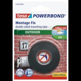 Tesa Powerbond 19mm x 1.5m Kültéri kétoldalas ragasztó - Fekete (55750-00003-02)