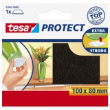 Tesa Protect Filzgleiter rechteckig 100 x 80mm braun (57891-00001-01) (57891-00001-01)