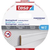 Tesa WALLPAPER (77743-00000-00) Rögzítő szalag ® Powerbond Fehér (H x Sz) 5 m x 19 mm 1 db (77743-00000-00)